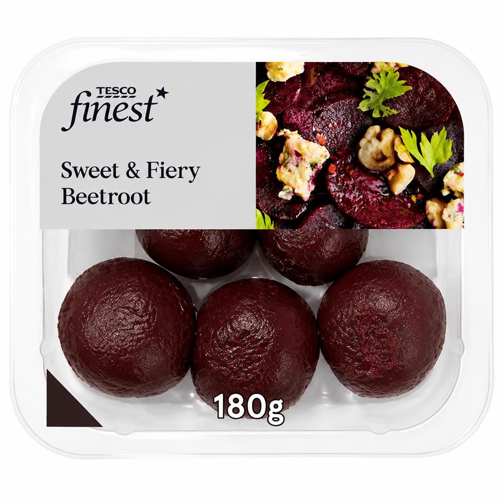 Tesco Finest Sweet & Fiery Beetroot 180G