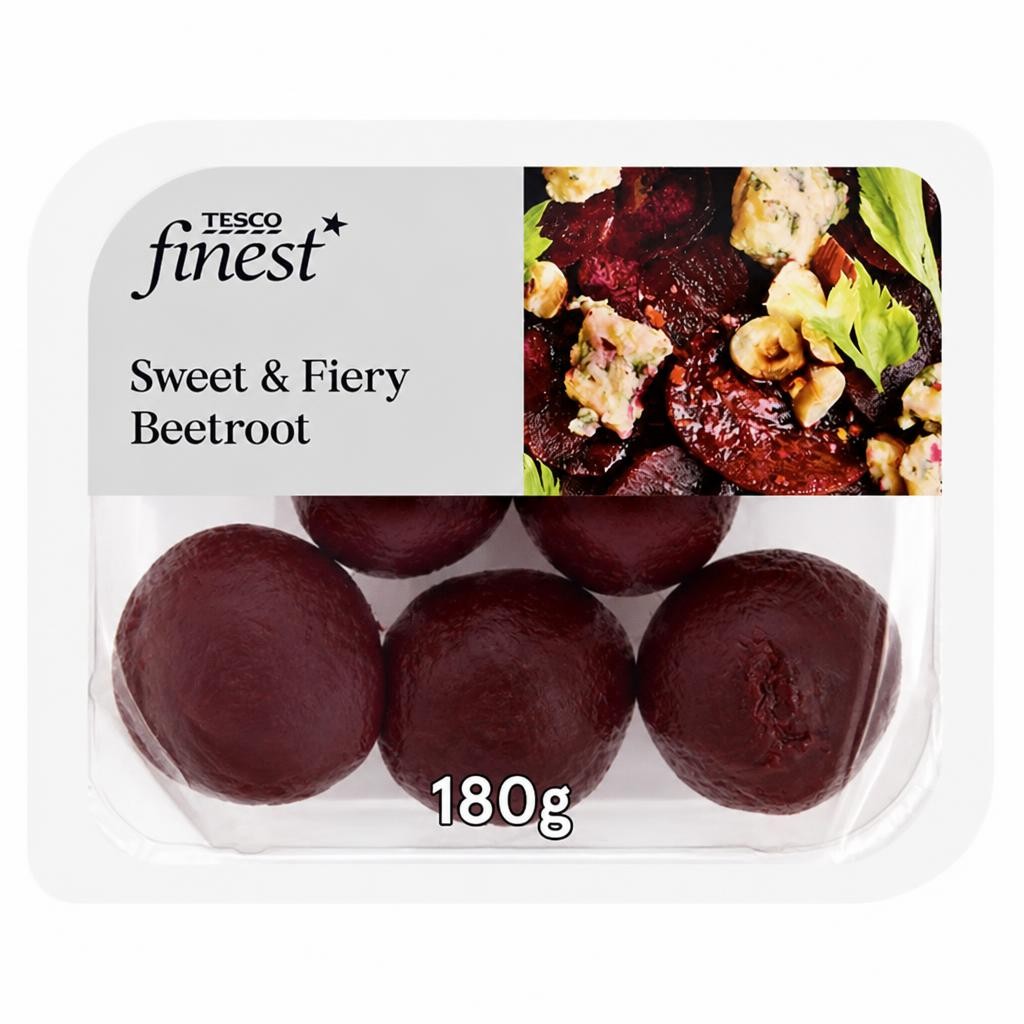 Tesco Finest Sweet & Fiery Beetroot 180G