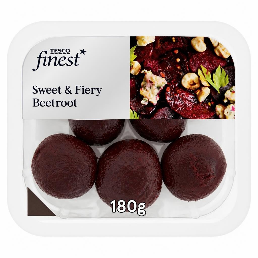 Tesco Finest Sweet & Fiery Beetroot 180G