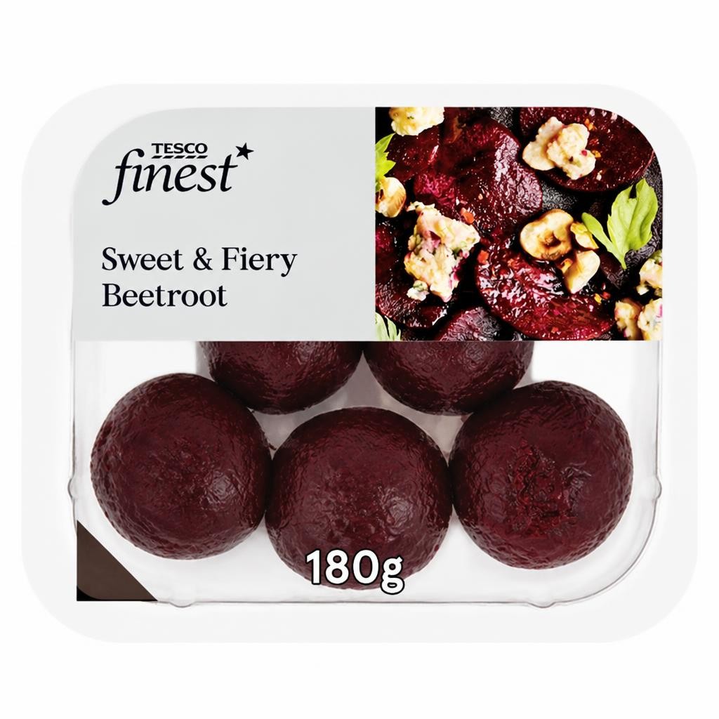 Tesco Finest Sweet & Fiery Beetroot 180G