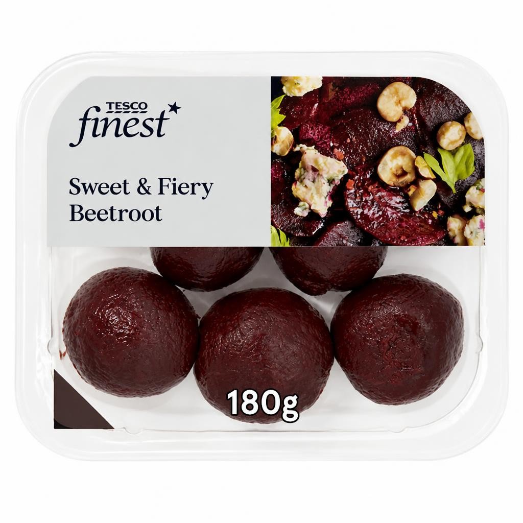 Tesco Finest Sweet & Fiery Beetroot 180G