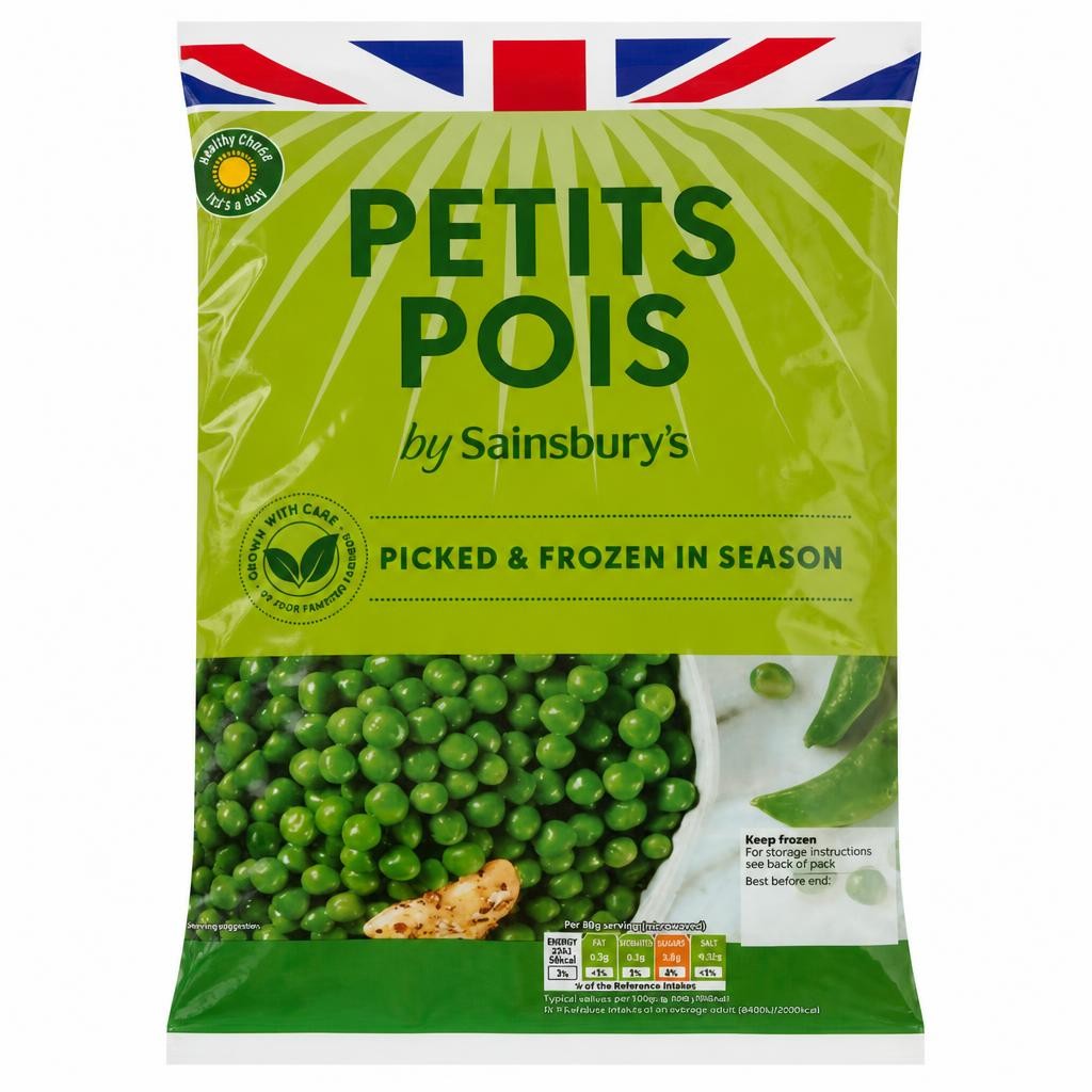 Sainsbury's Petits Pois 910g