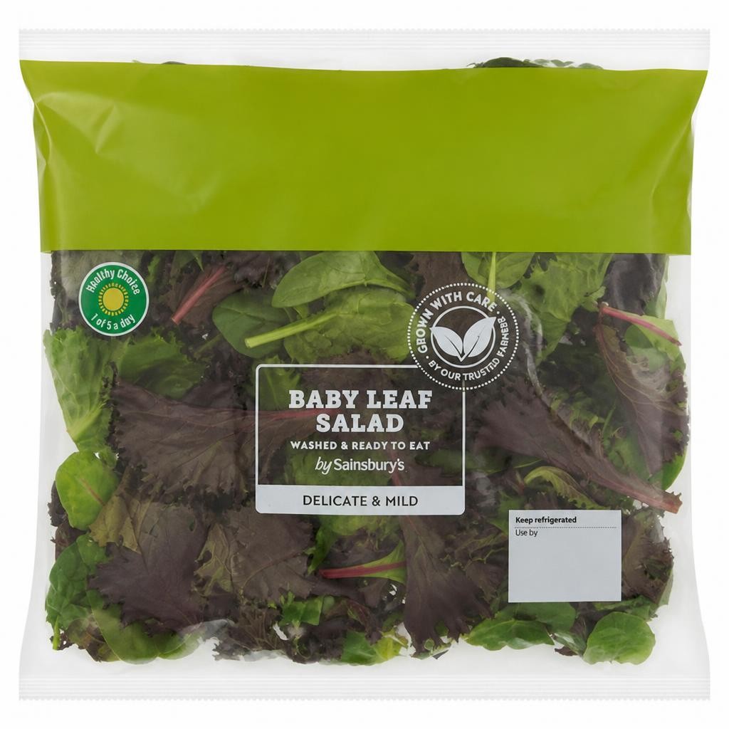 Sainsbury's Baby Leaf Salad 90g
