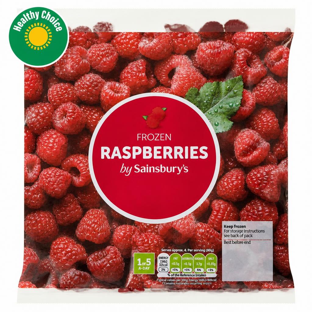 Sainsbury's Frozen Raspberries 350g