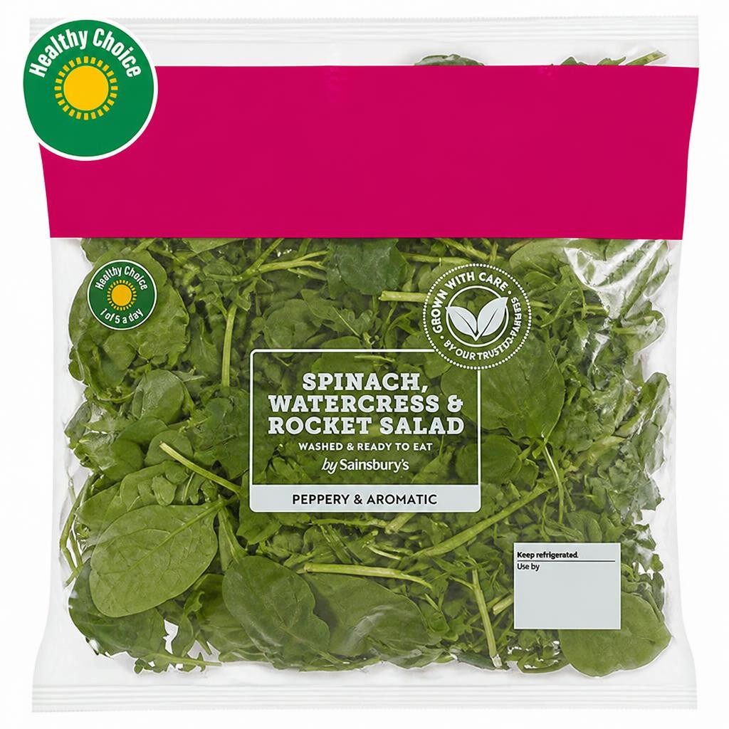 Sainsbury's Spinach Watercress & Rocket 100g