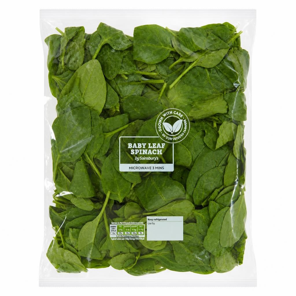 Sainsbury's Baby Leaf Spinach 200g