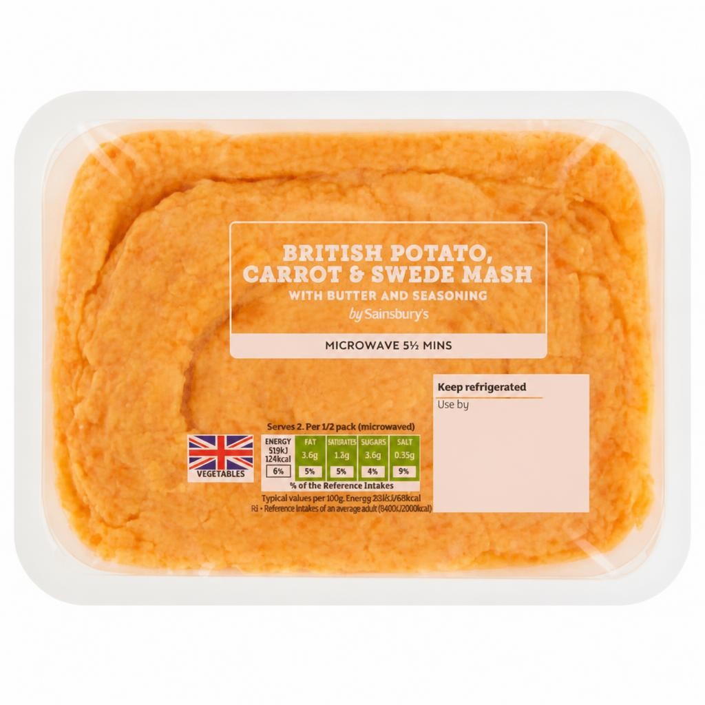 Sainsbury's Potato, Carrot & Swede Mash 400g