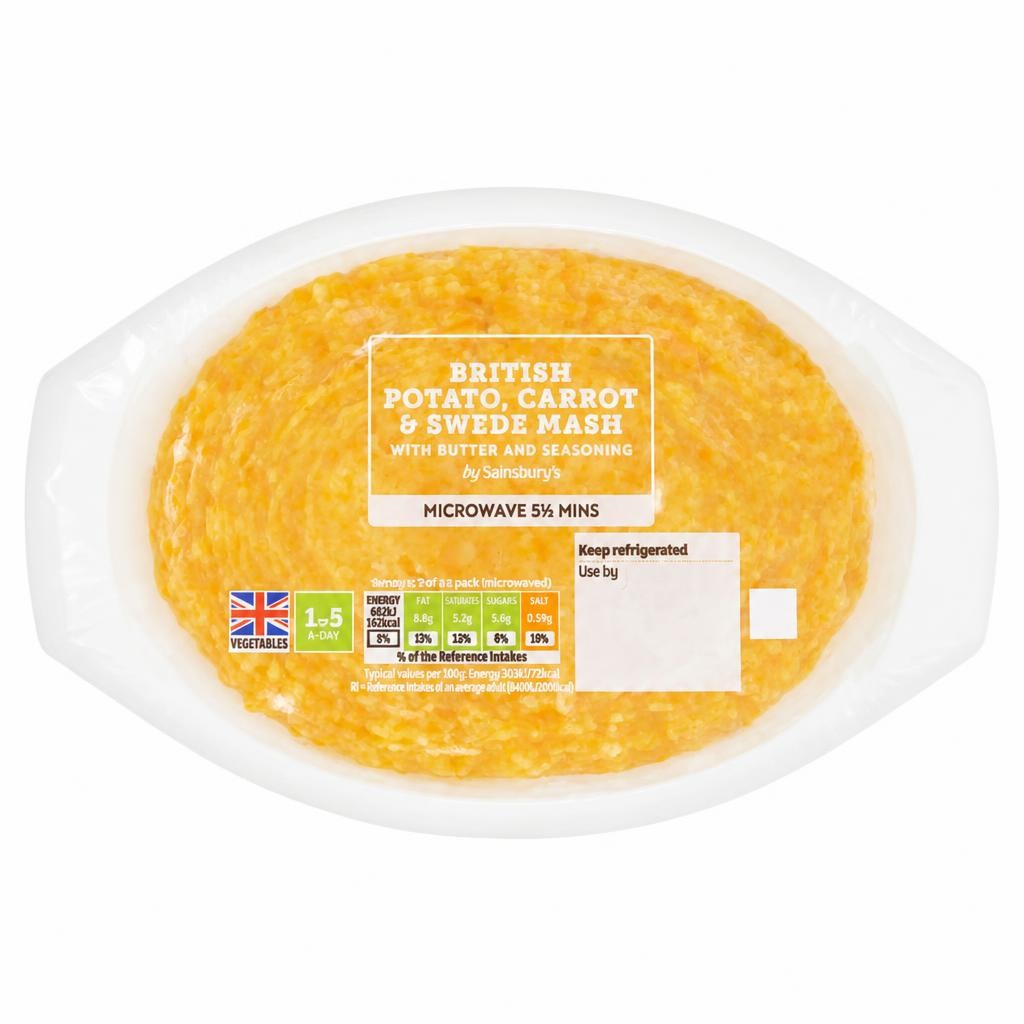 Sainsbury's Potato, Carrot & Swede Mash 400g