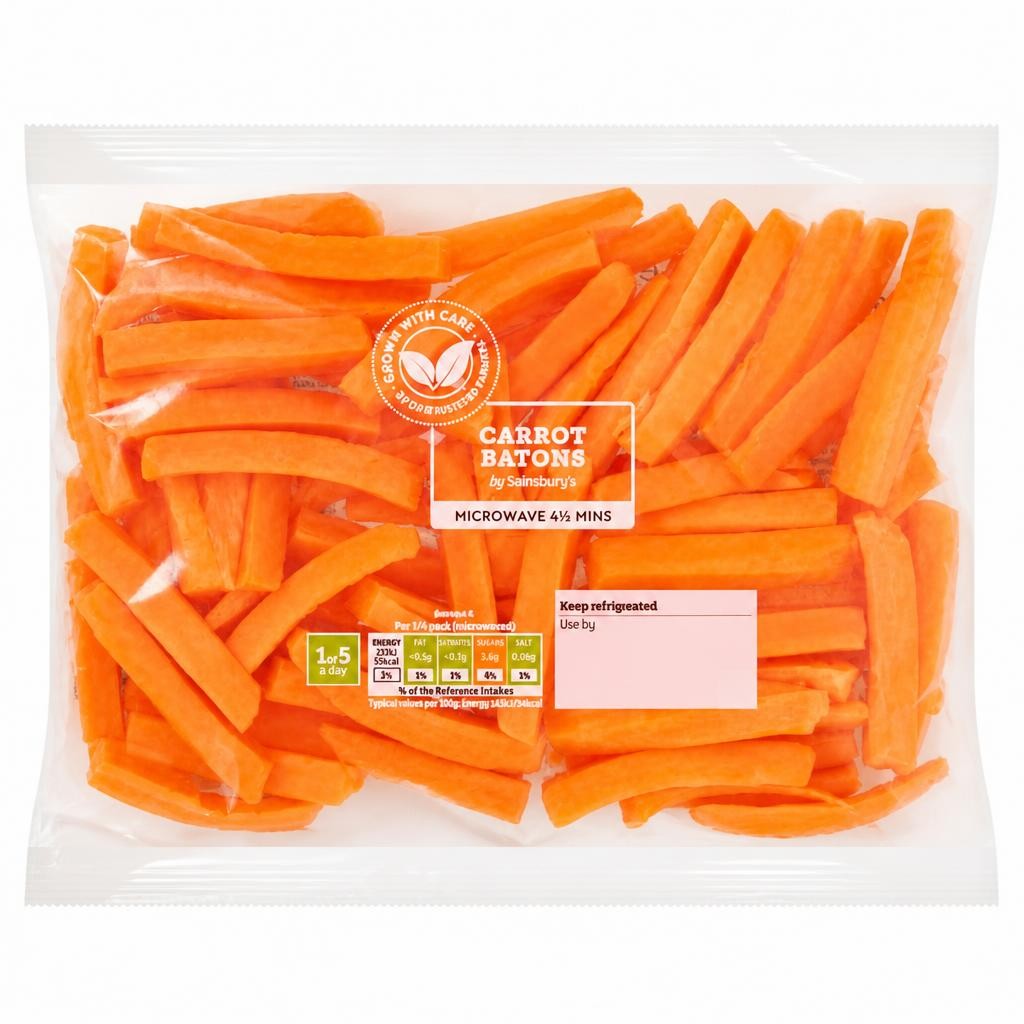 Sainsbury's Carrot Batons 400g