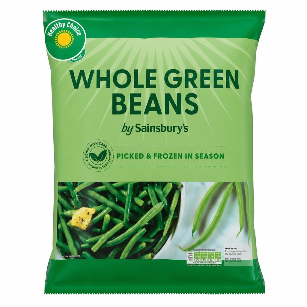 Sainsbury's Whole Green Beans 900g