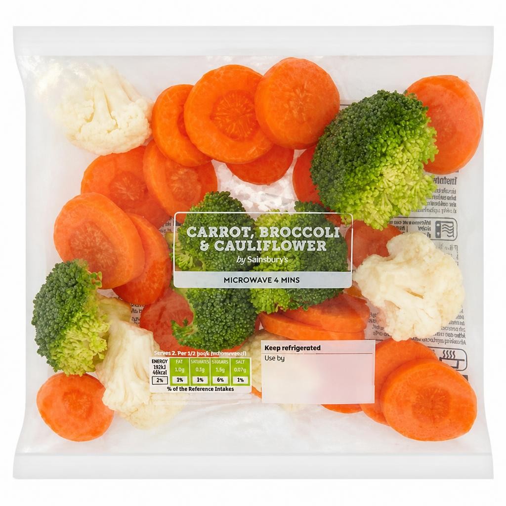 Sainsbury's Carrot, Cauliflower & Broccoli 240g