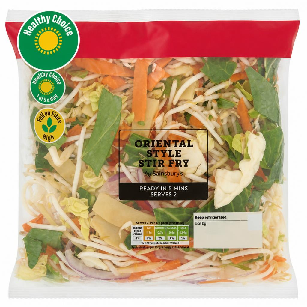 Sainsbury's Oriental Vegetable Stir Fry 300g