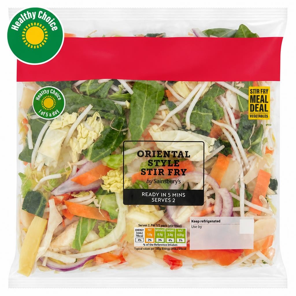 Sainsbury's Oriental Vegetable Stir Fry 300g