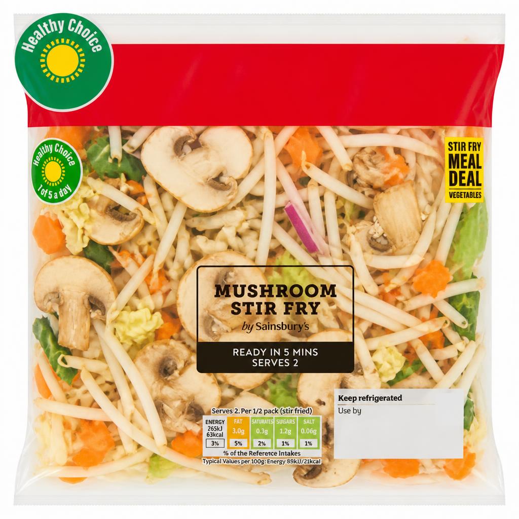 Sainsbury's Mushroom Stir Fry 300g