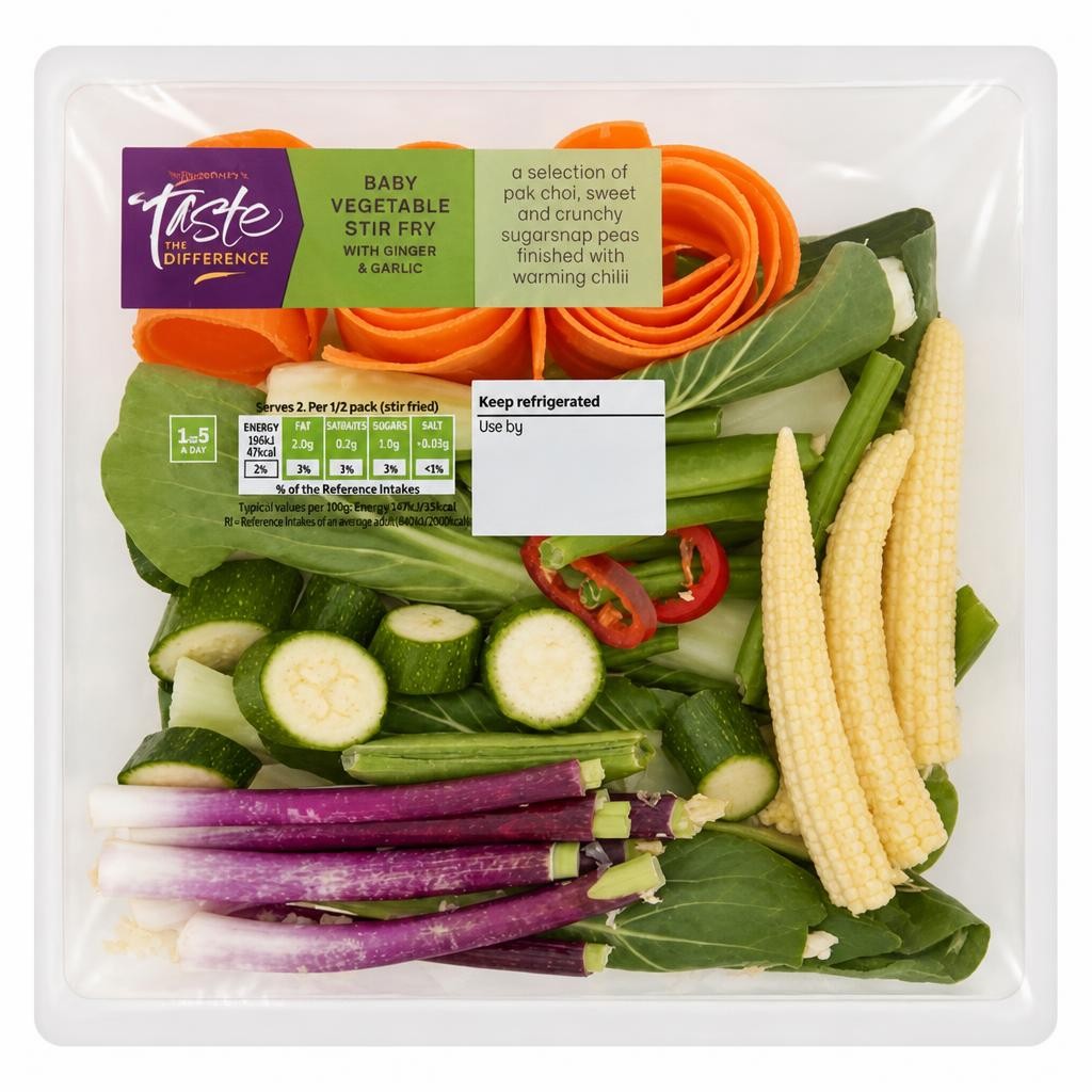 Sainsbury's Baby Vegetable Stir Fry, Taste the Difference 220g