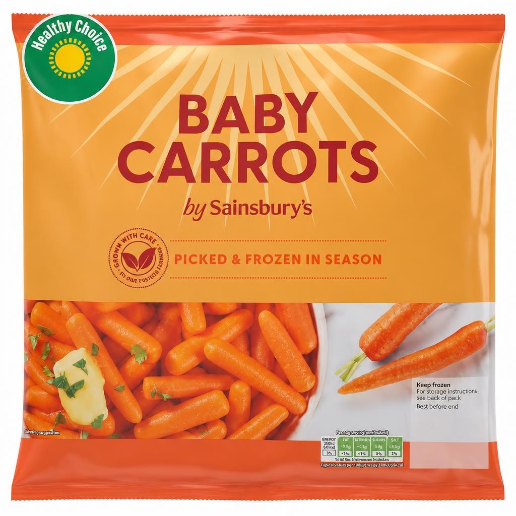 Sainsbury's Baby Carrots 900g