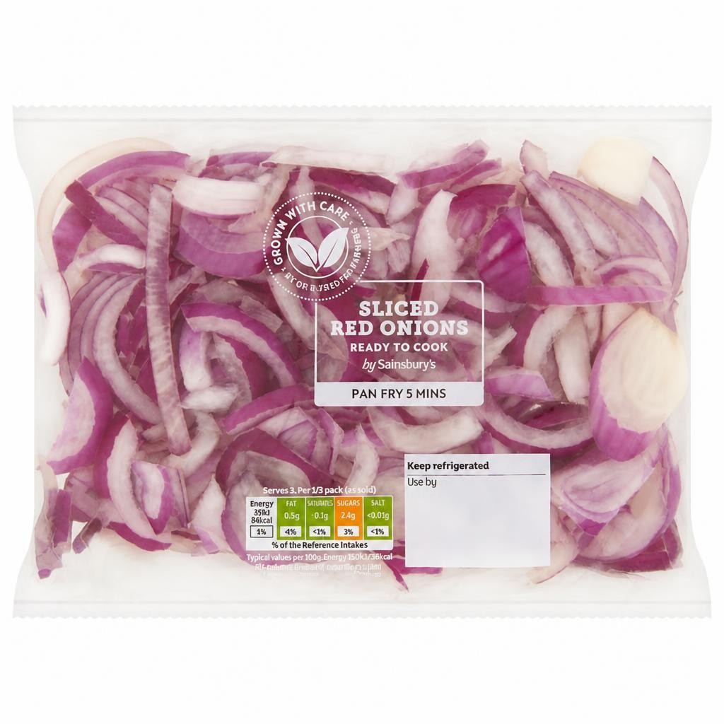 Sainsbury's Sliced Red Onions, Inspired to Cook 150g