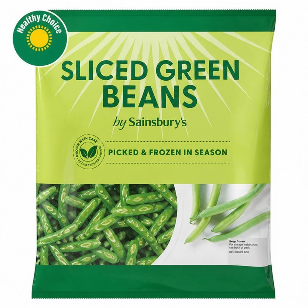 Sainsbury's Sliced Green Beans 900g