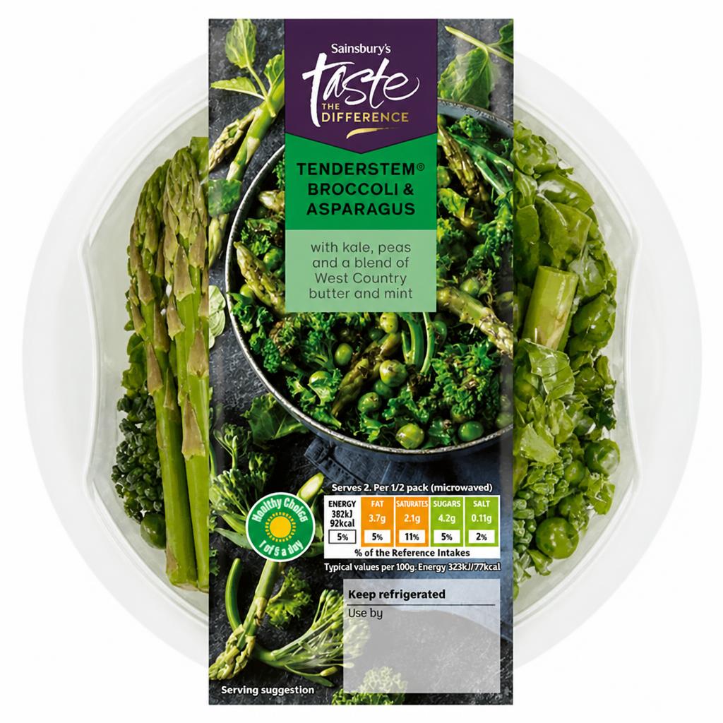 Sainsbury's Minted Tenderstem Broccoli & Asparagus 260g