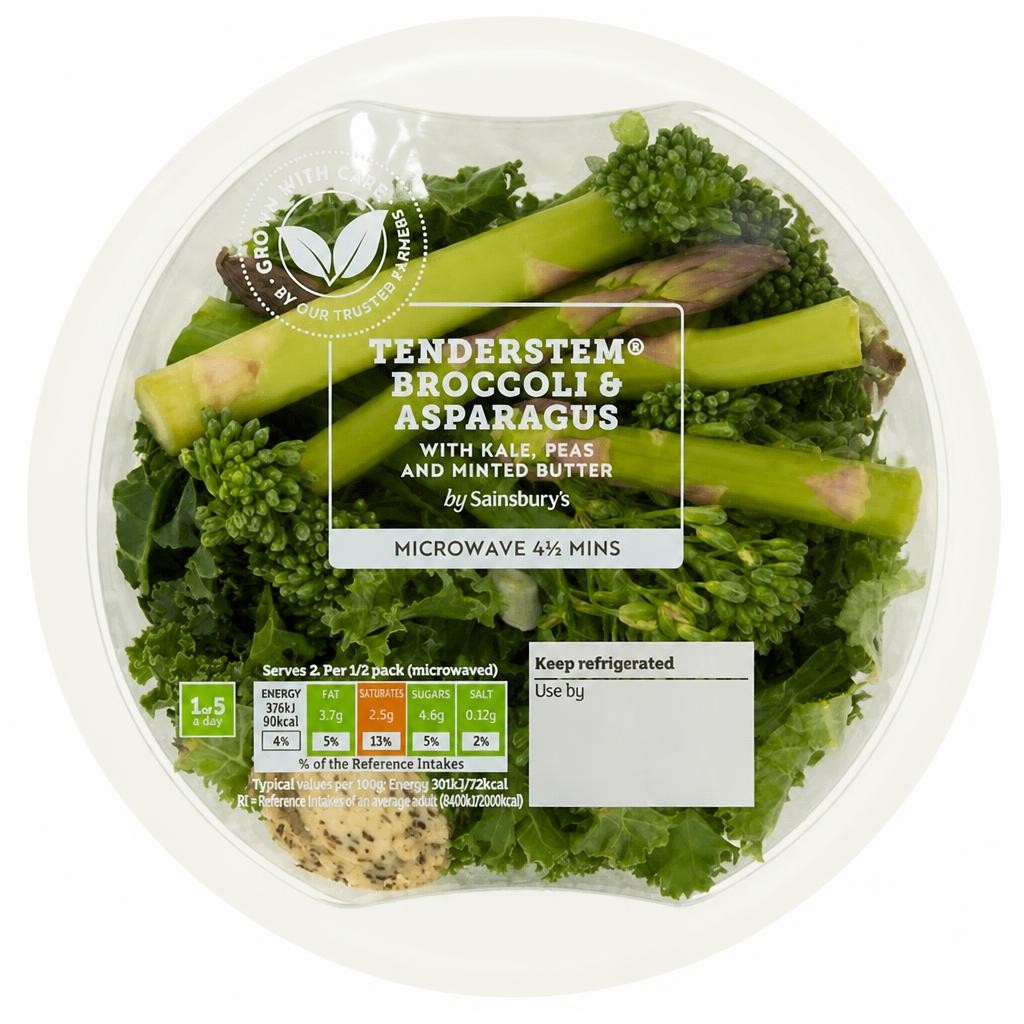 Sainsbury's Minted Tenderstem Broccoli & Asparagus 260g