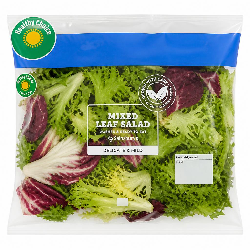 Sainsbury's Mixed Leaf Salad 90g