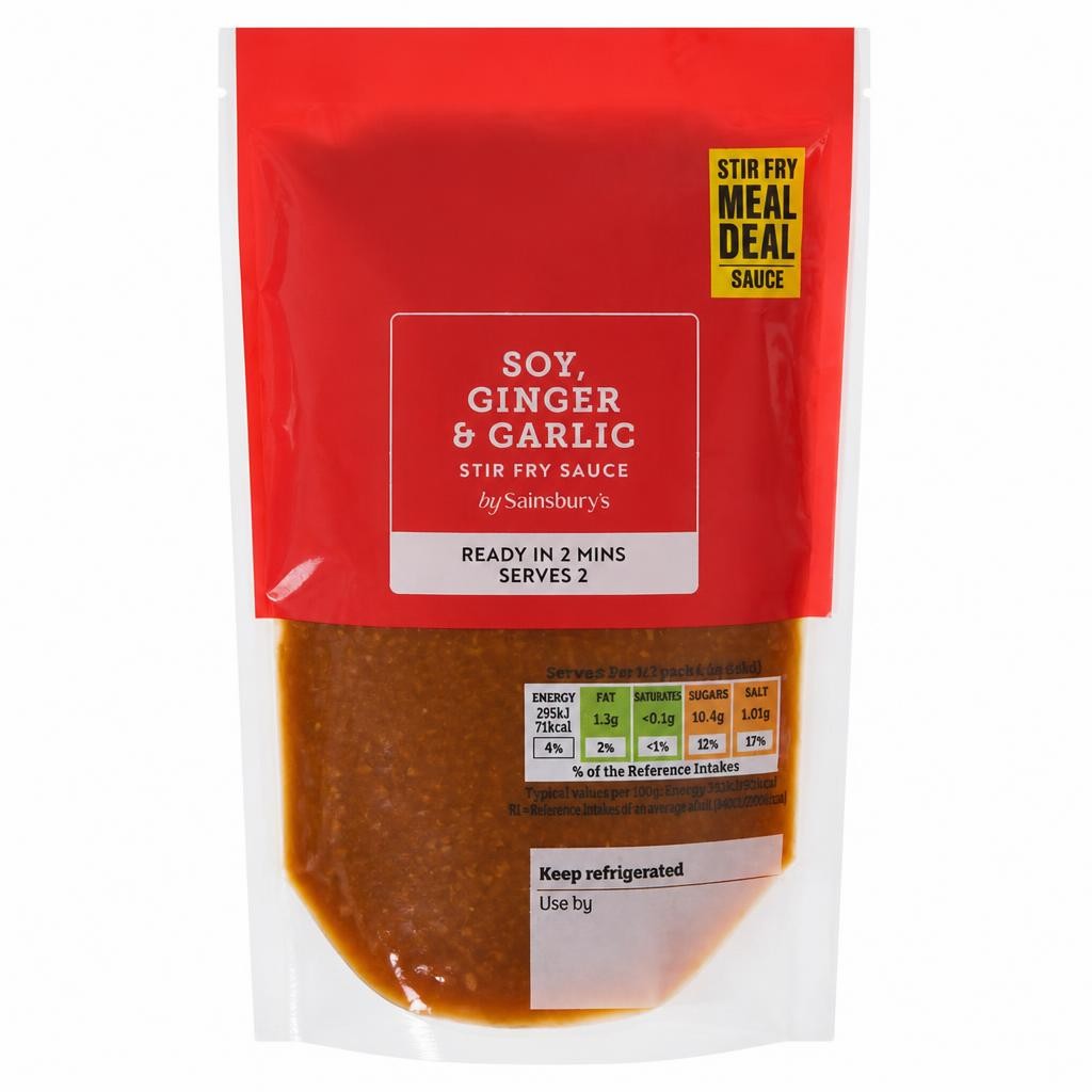 Sainsbury's Soy Ginger & Garlic Stir Fry Sauce, Inspired to Cook 175g
