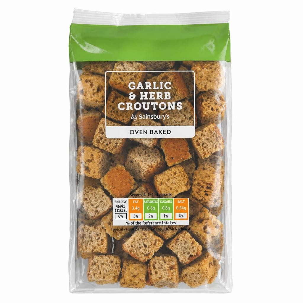 Sainsbury's Garlic & Herb Croutons 100g