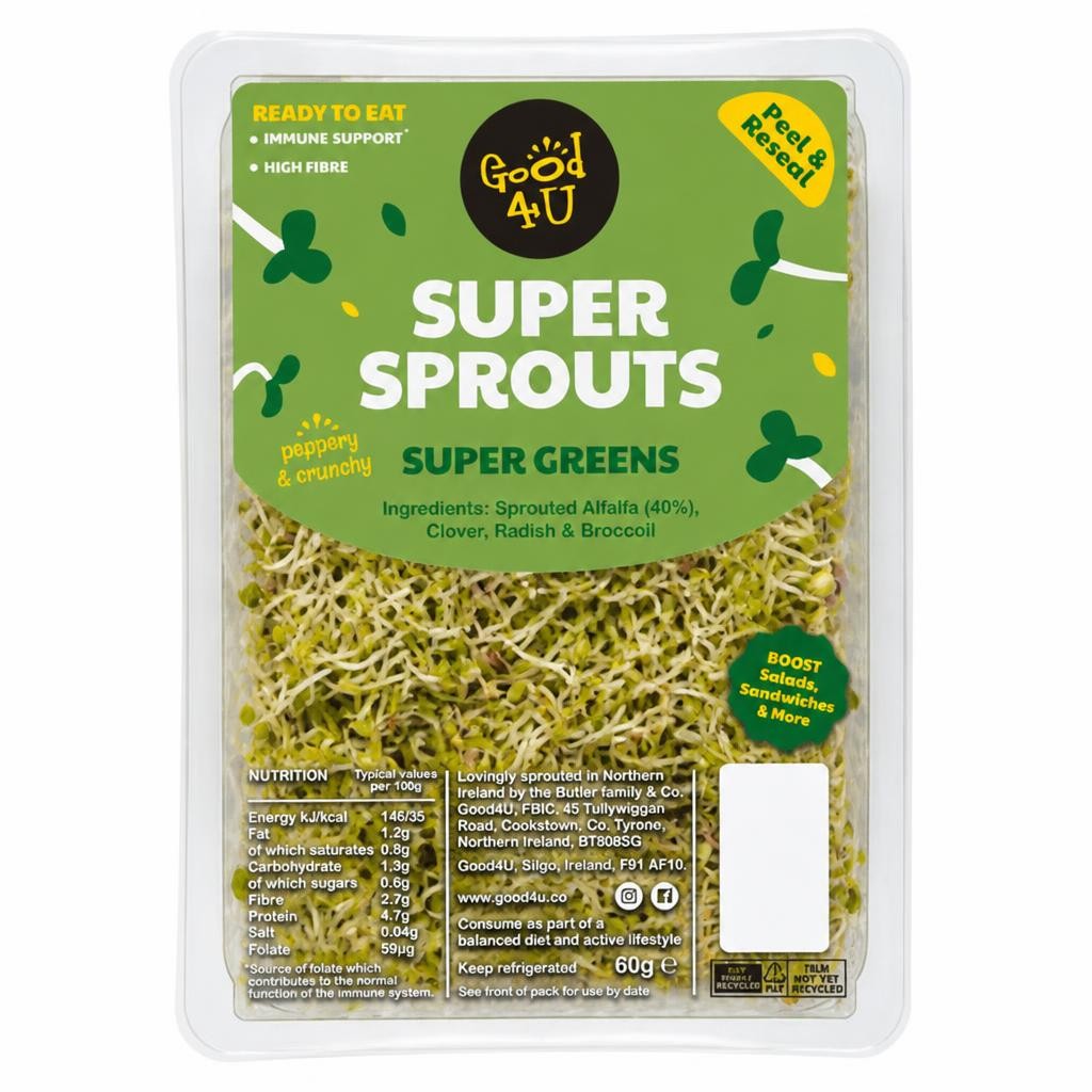 Good4U Salad Topper Super Sprouts 60g