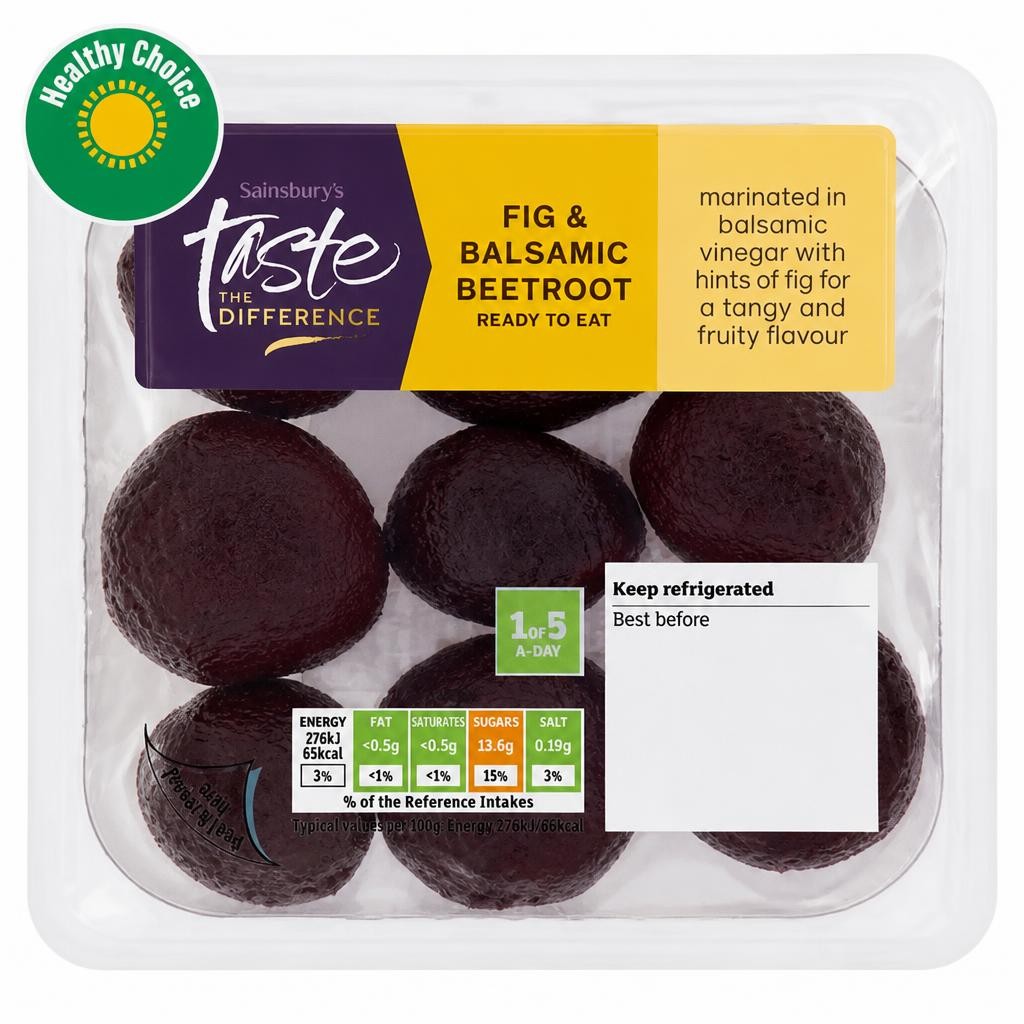 Sainsbury's Fig & Balsamic Beetroot Summer Edition, Taste the Difference 200g
