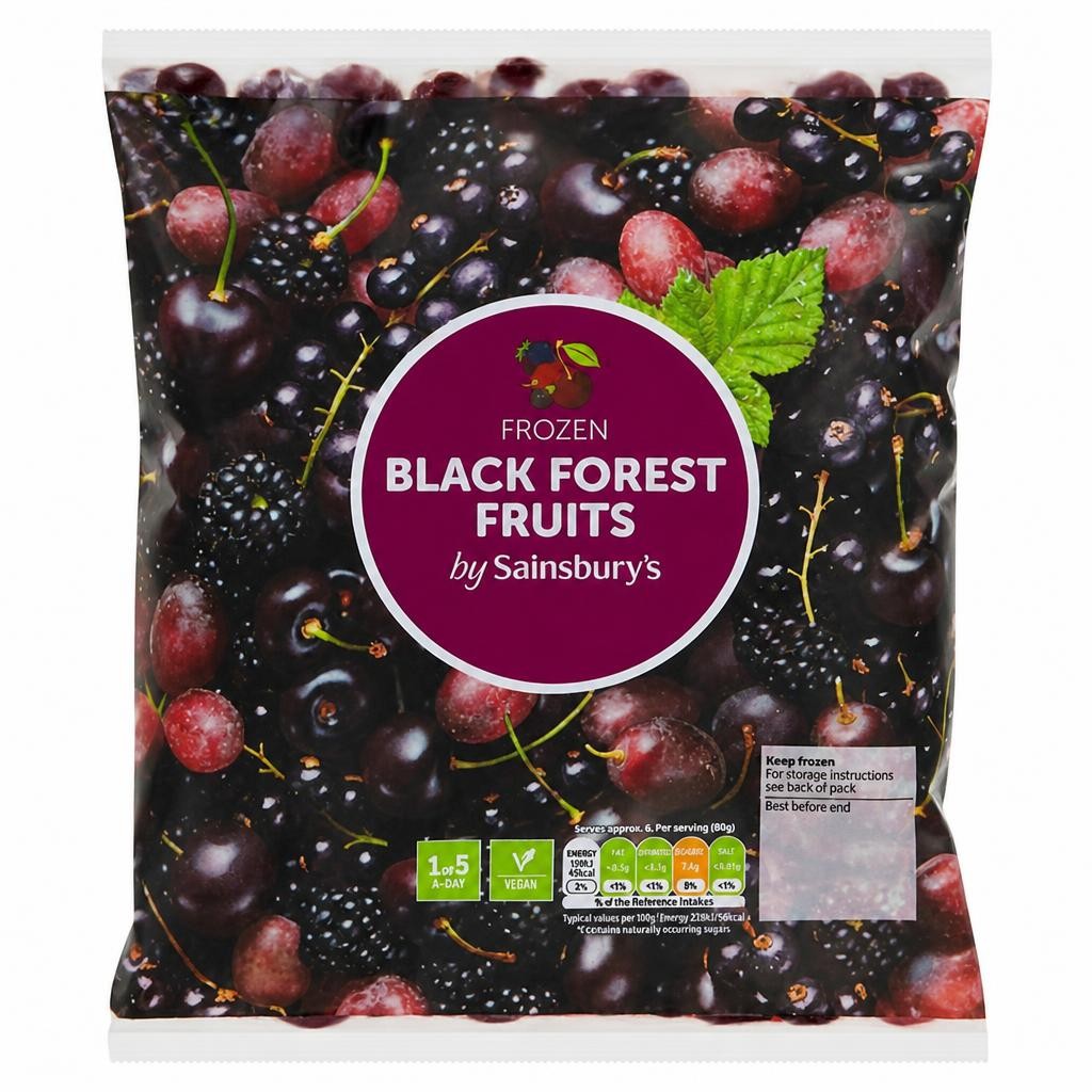 Sainsbury's Frozen Black Forest Fruits 450g