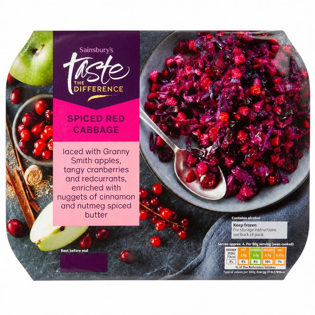 Sainsbury's Spiced Red Cabbage, Taste the Difference 400g