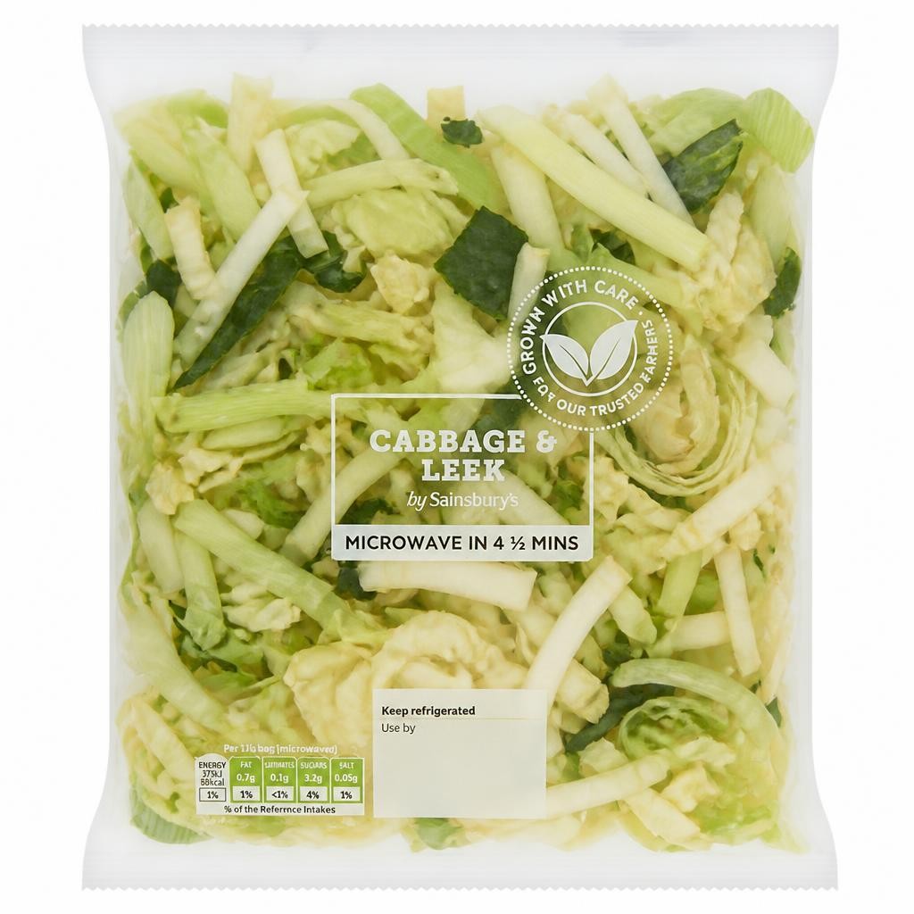 Sainsbury's Cabbage & Leek 250g