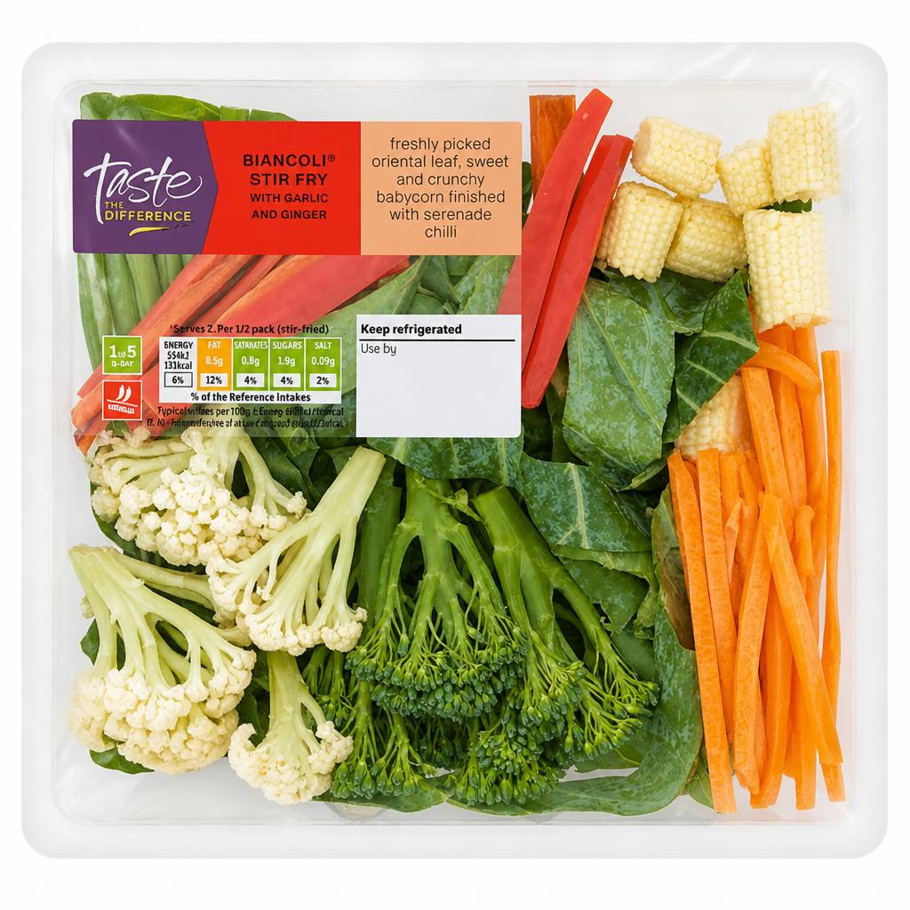 Sainsbury's Biancoli Stir Fry with Garlic & Ginger, Taste the Difference 220g