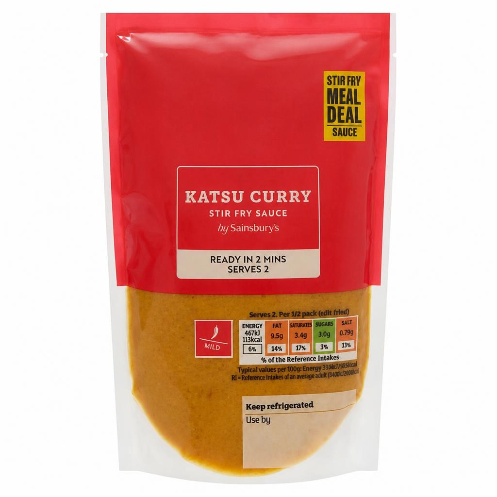Sainsbury's Katsu Curry Stir Fry Sauce 175g