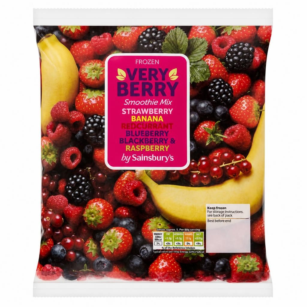 Sainsbury's Frozen Very Berry Smoothie Mix 450g