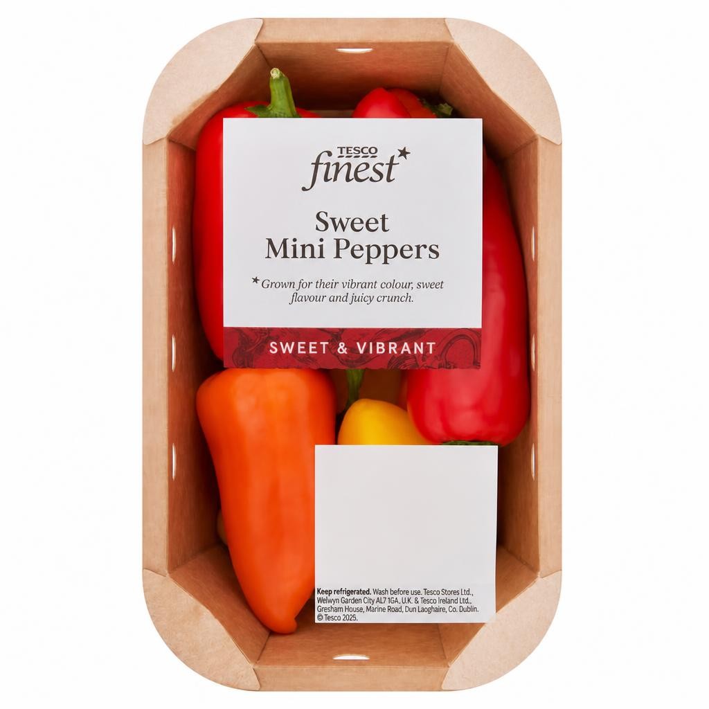 Tesco Finest Sweet Mini Peppers 220G