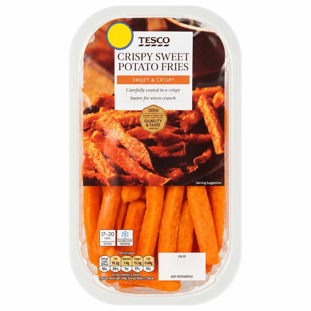 Tesco Crispy Sweet Potato Fries 300G