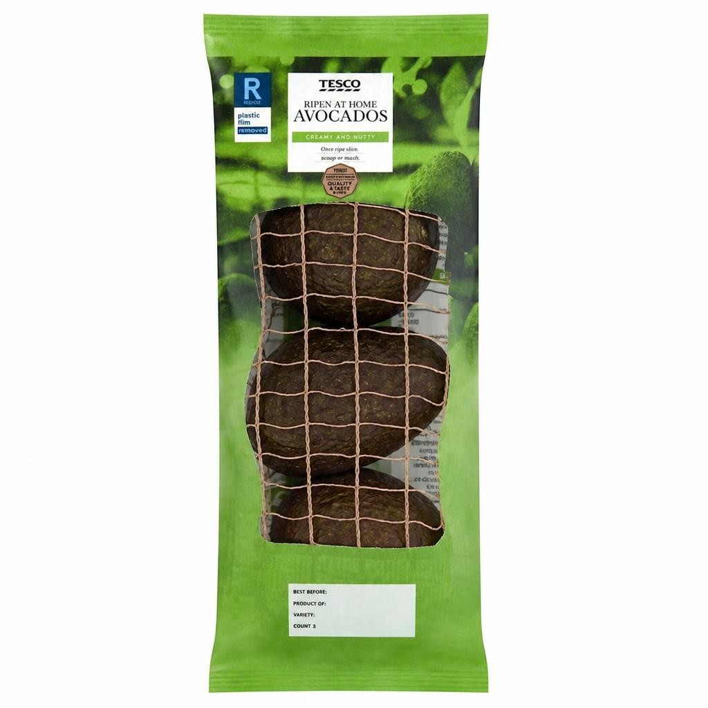 Tesco Ripen At Home Avocados 3Pack
