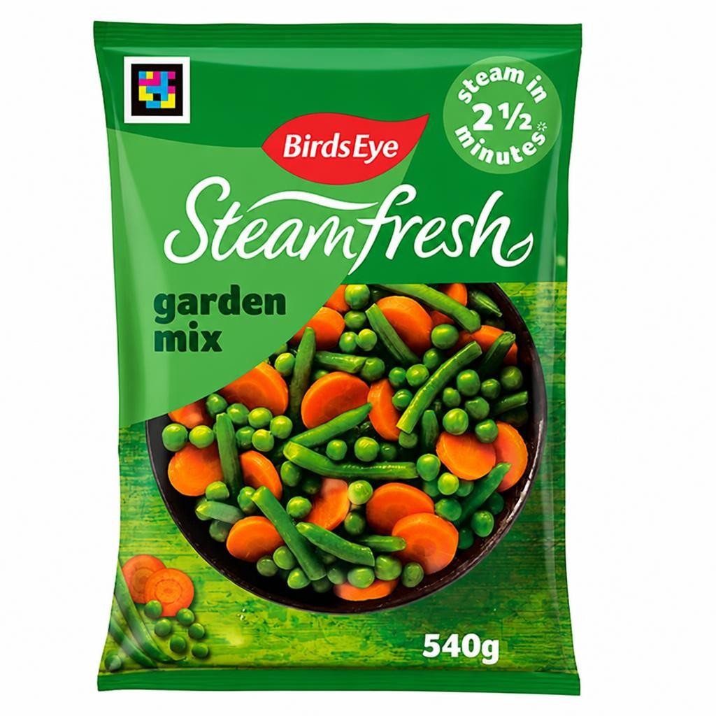 Birds Eye Steamfresh Garden Mix Steam Bags x4 540g