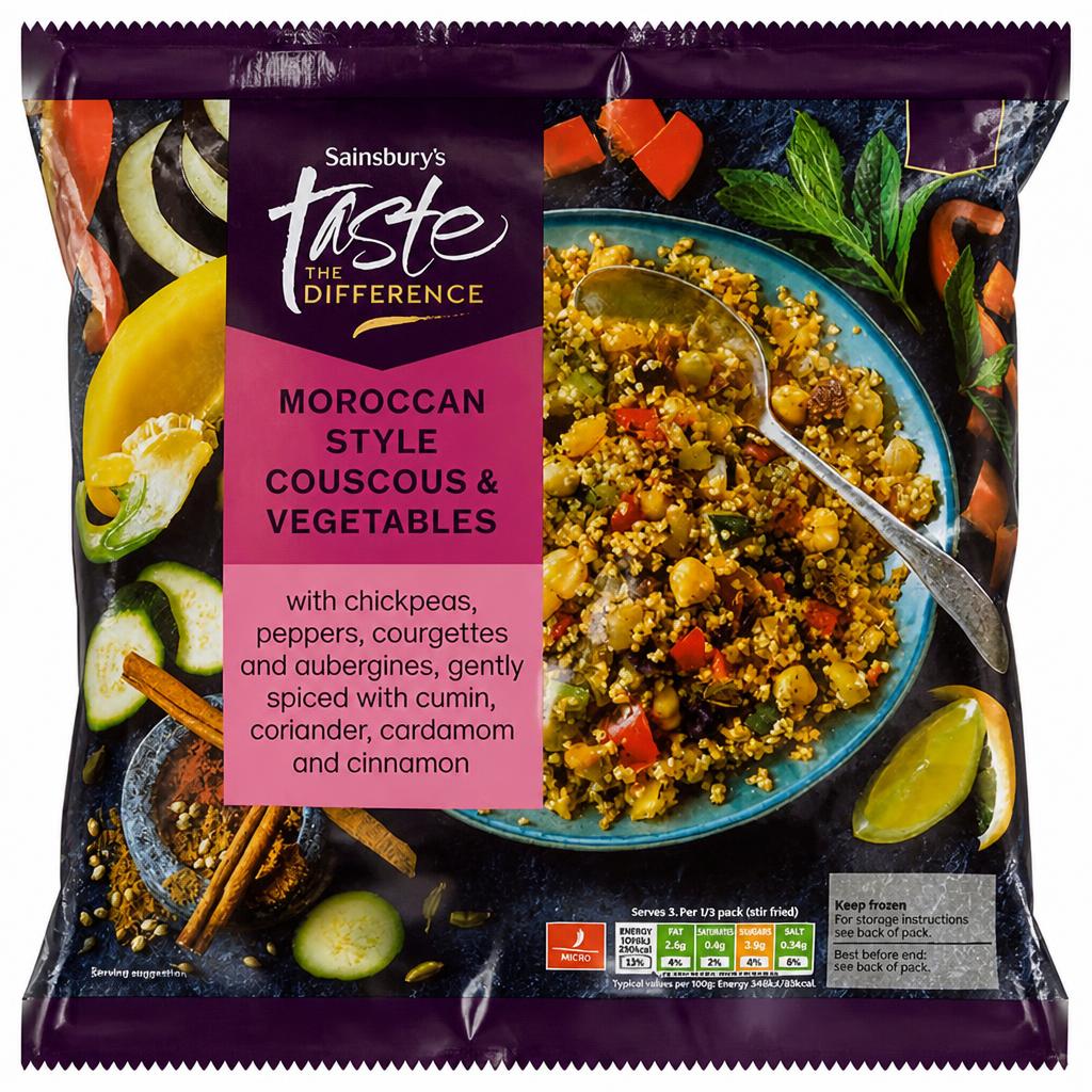 Sainsbury's Moroccan Style Couscous & Vegetables, Taste the Difference 600g