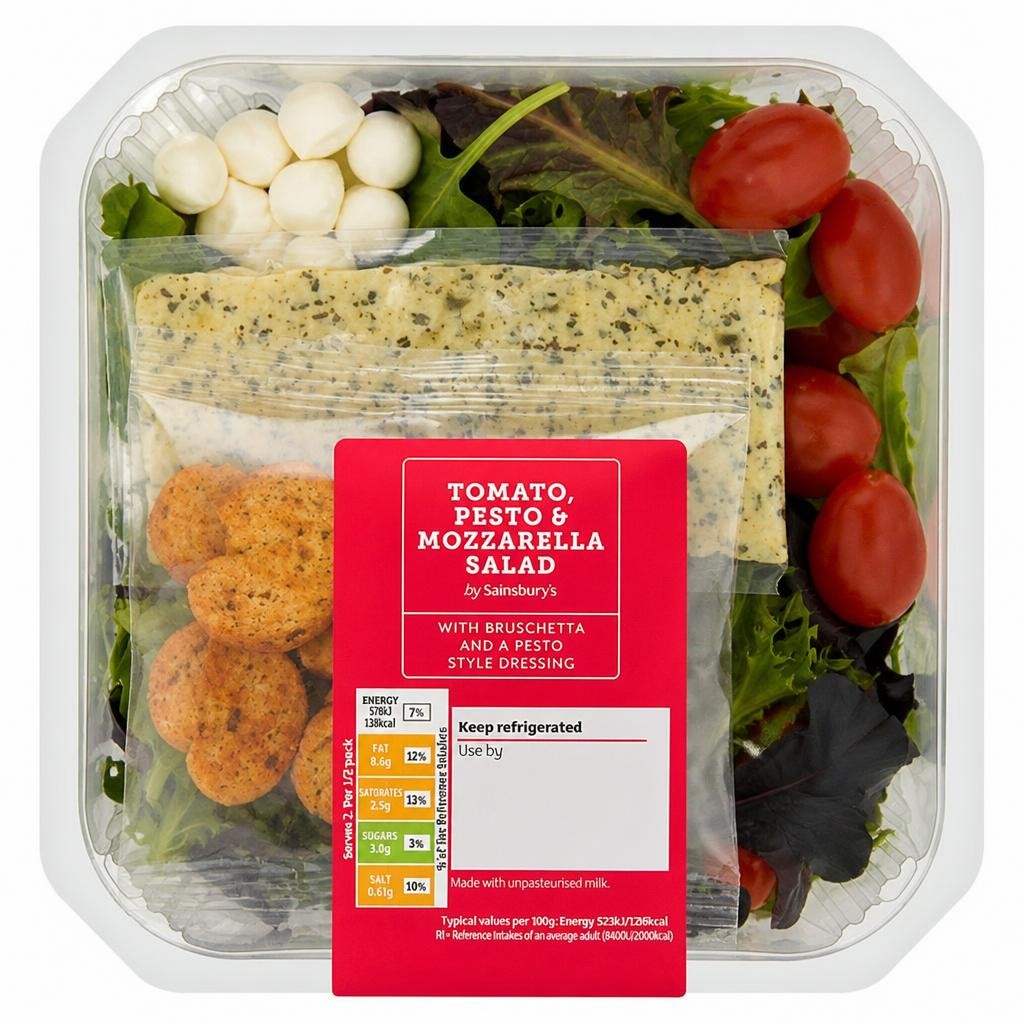 Sainsbury's Tomato & Mozzarella Salad Bowl 220g