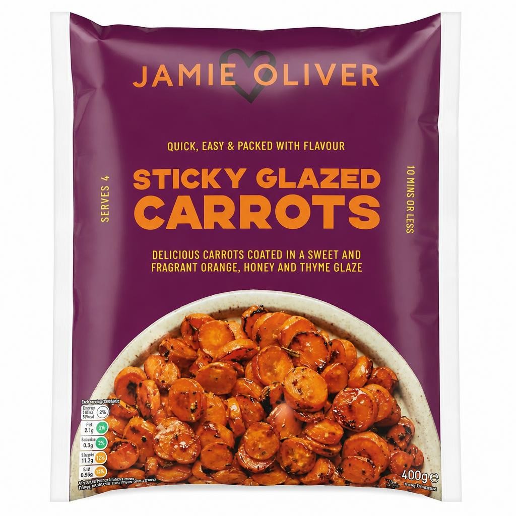 Jamie Oliver Sticky Glazed Carrots 400g