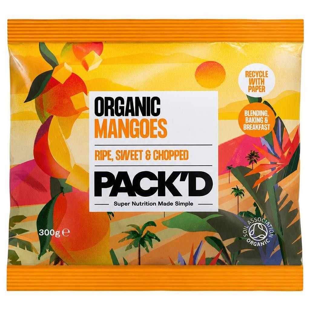 PACK'D Organic Mangoes 300g