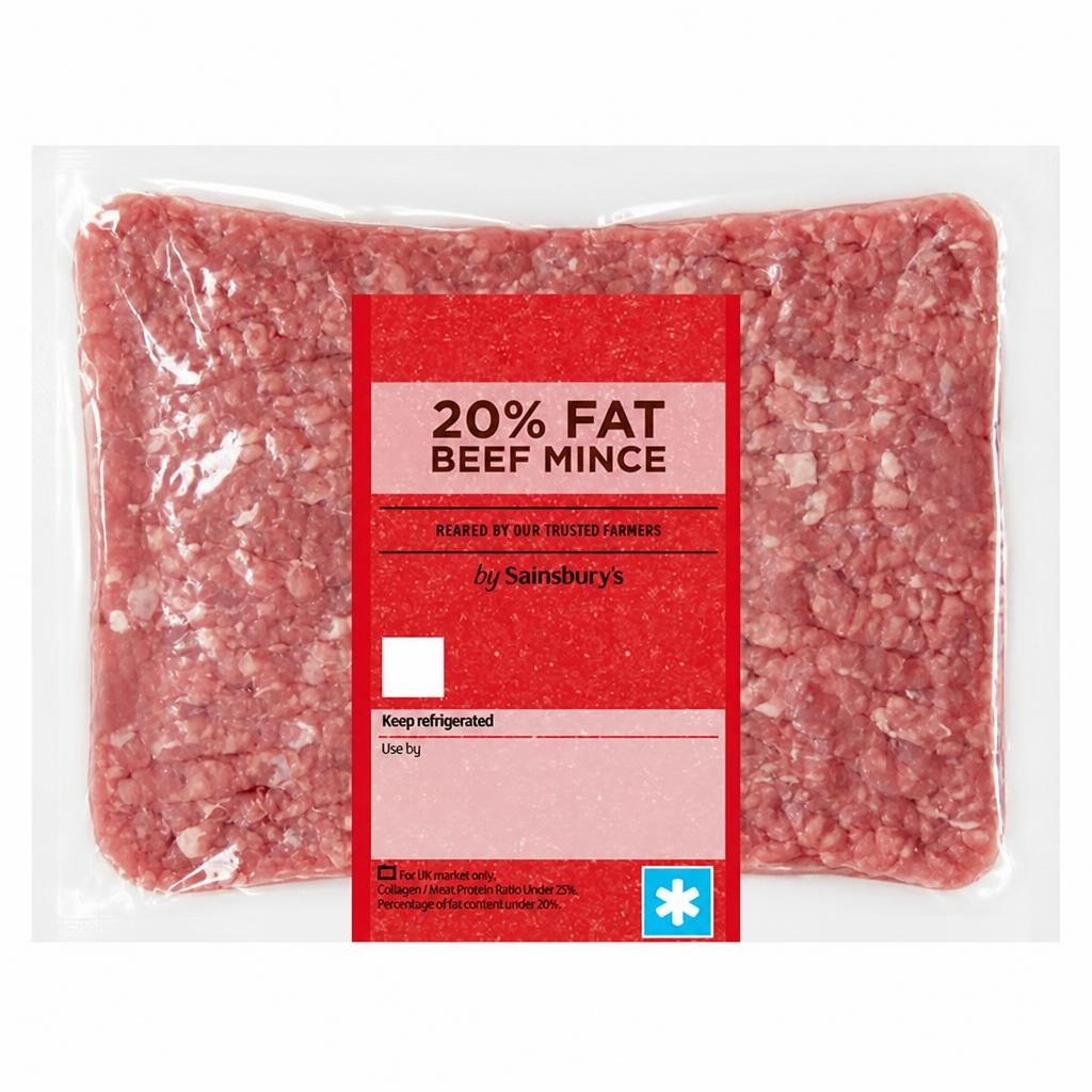 Sainsbury's British or Irish 20% Fat Beef Mince 500g