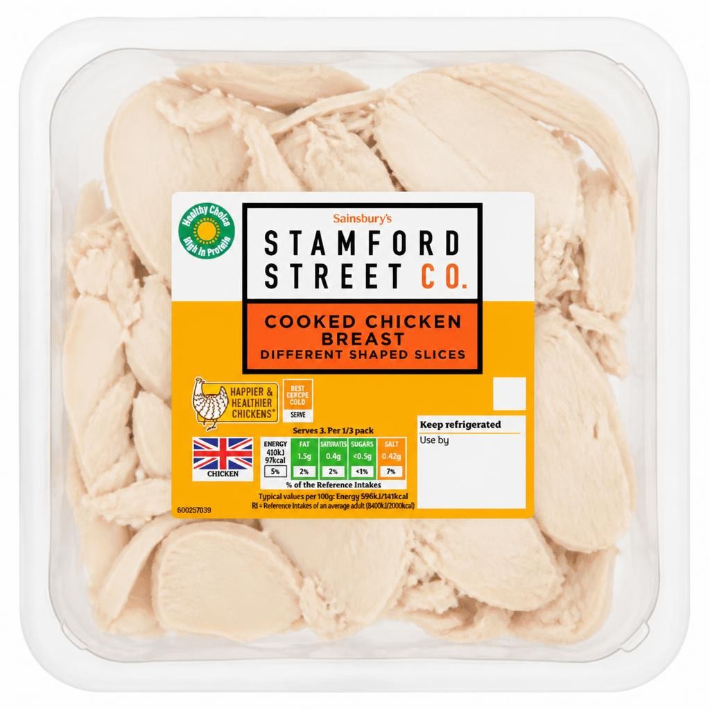 Stamford Street Co. 240g Cooked Chicken Breast