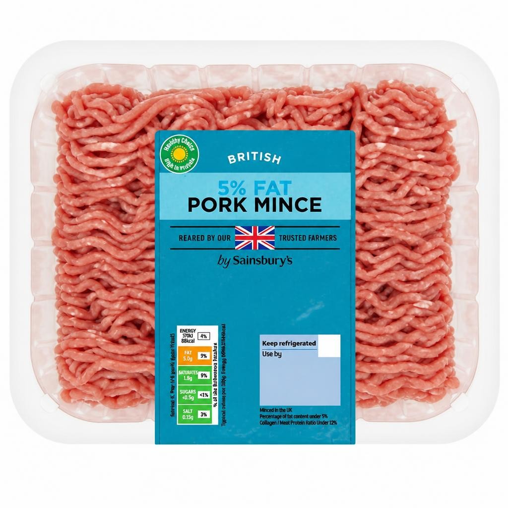Sainsbury's British Pork Mince 5% Fat 500g