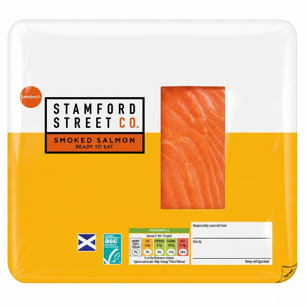 Stamford Street Co. Scottish Smoked Salmon 100g