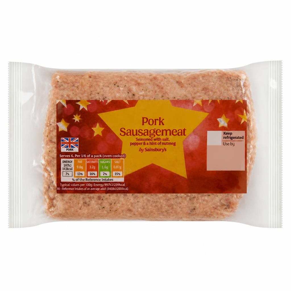 Sainsbury's Butcher's Choice British Pork Sausagemeat 400g