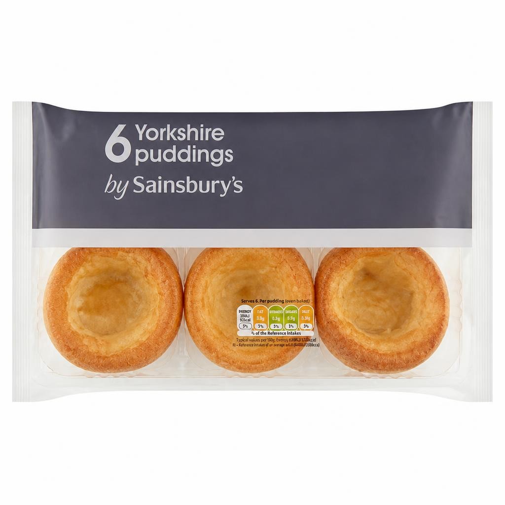 Sainsbury's Yorkshire Puddings x6 132G