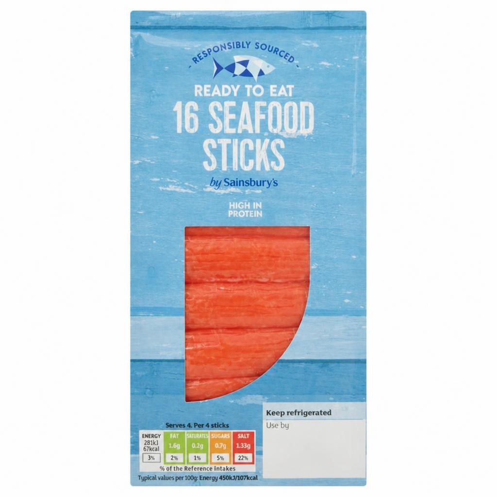 Sainsbury's MSC Seafood Sticks x16 250g